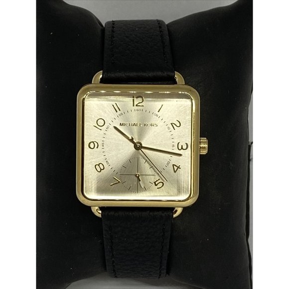 Michael Kors MK3663 Women\'s Black Leather Analog D main image 7